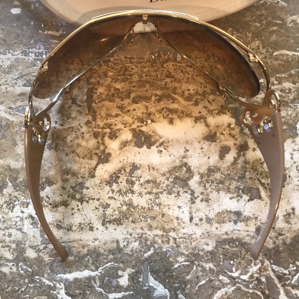 RARE Vintage Christian Dior Diori Shield Sunglasses - Picture 7 of 15